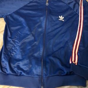 Vintage breakdance adidas sweat jacket m-l